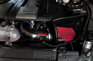 Ford Mustang Performance Air Intake - CORSA Performance - Open Element with DryTech 3D Filter - Carbon Fiber - `18-`23